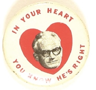 Goldwater In Your Heart You Know Hes Right Litho