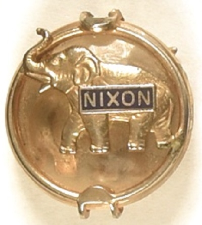 Nixon Glass, Metal Elephant Charm