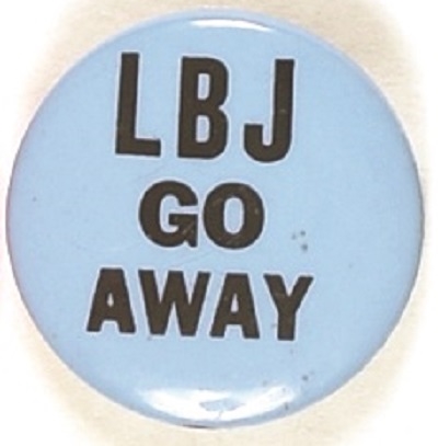 LBJ Go Away Blue Version