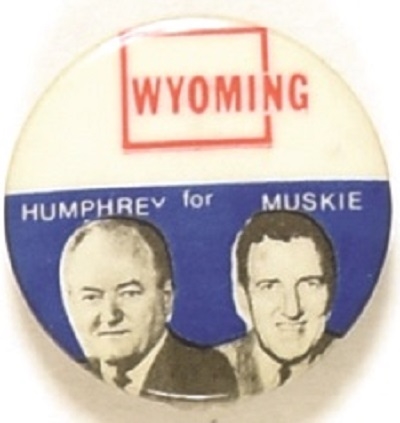 Humphrey, Muskie Wyoming State Set