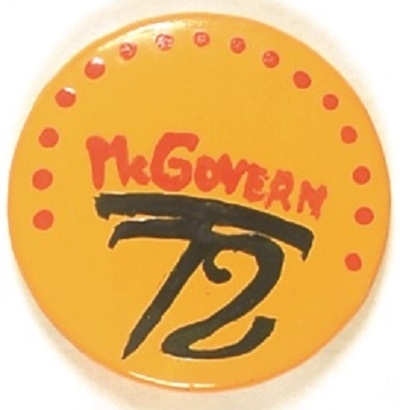 McGovern 72 Hand-Painted Litho