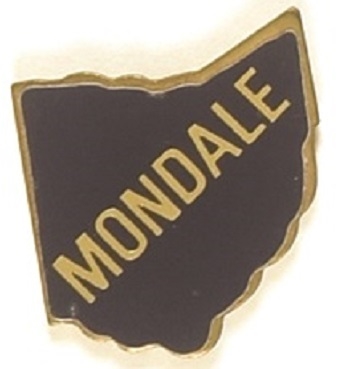 Mondale Ohio AFL-CIO Clutchback Pin
