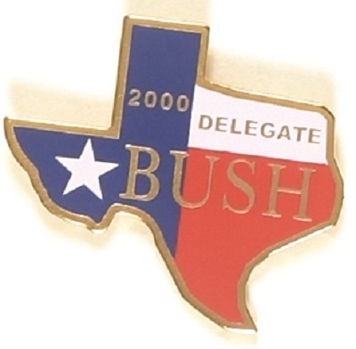GW Bush 2000 Texas Delegate