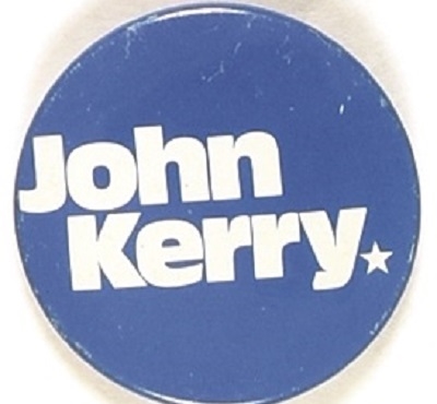 Kerry Blue 1972 Congressional Pin