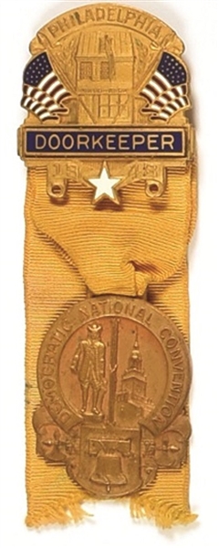 Truman 1948 Doorkeeper Badge