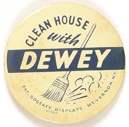 Clean House With Dewey Large Celluloid
