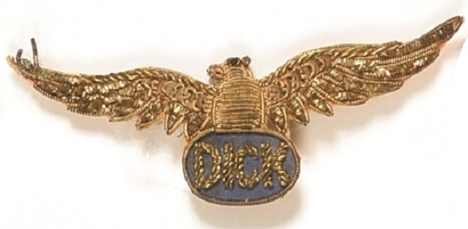 Nixon "Dick" Embroidered Eagle Pin