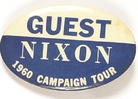 Nixon Guest 1960 Campaign Tour Oval