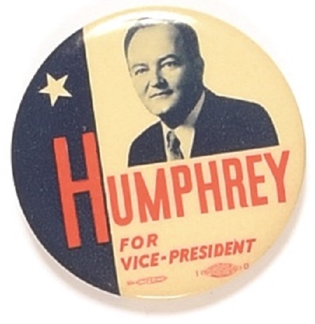 Early Humphrey for Vice President Pin