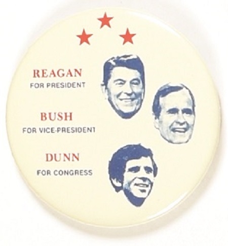 Reagan, Bush, Dunn Michigan Coattail
