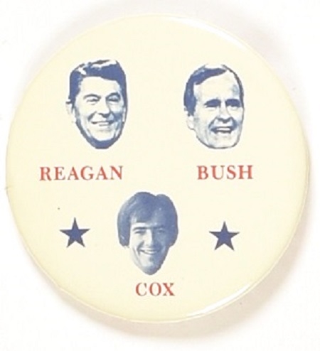 Reagan, Bush, Cox Michigan Coattail
