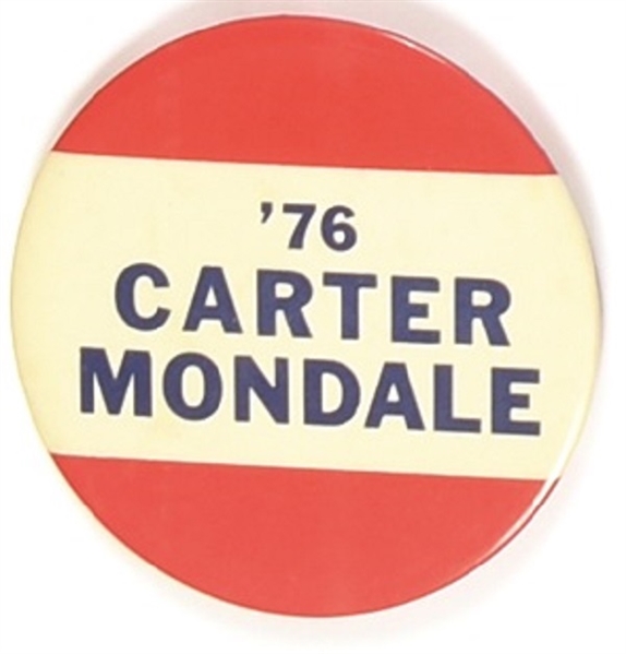 Carter, Mondale 76, 4 Inch Celluloid