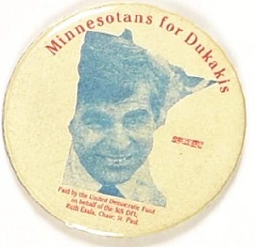 Minnesota for Dukakis United Democratic Fund, Different Union Bug