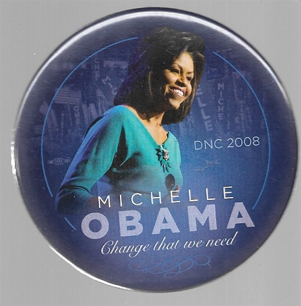 Michelle Obama 2008 Change Celluloid