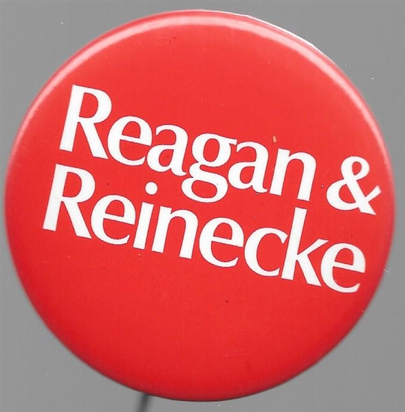 Reagan & Reinecke 2 1/4 Inch Red 1970 Celluloid
