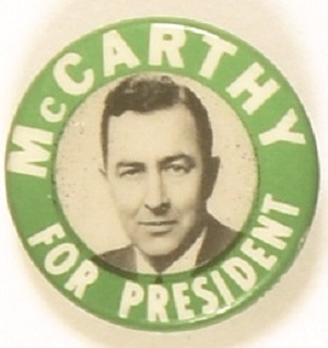 McCarthy for President 1968 Celluloid