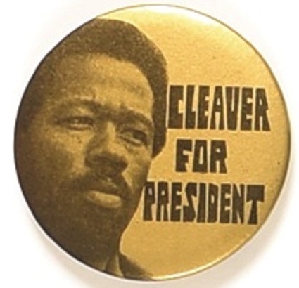 Cleaver for President Gold Celluloid
