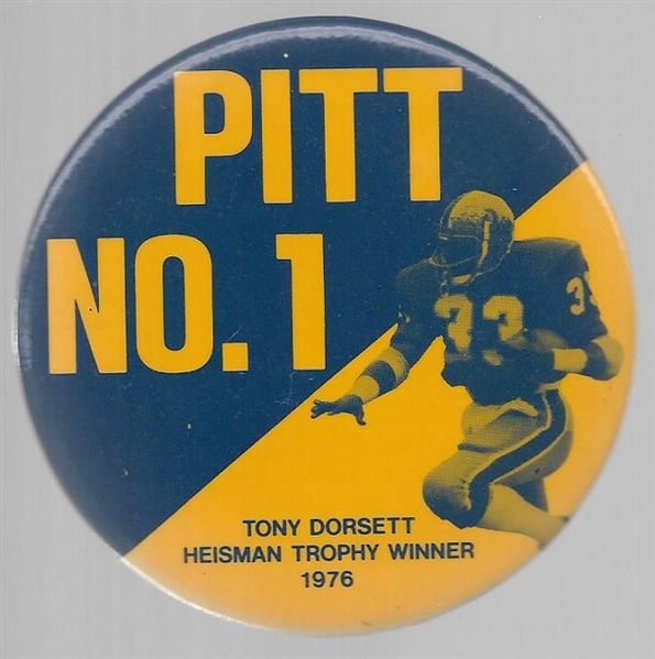 Pitt No. 1 Tony Dorsett