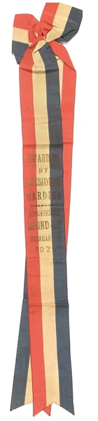 Harding Rare Boy Scout Ribbon