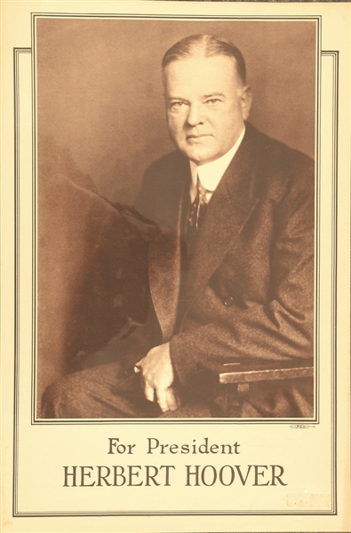 Herbert Hoover for President Poster