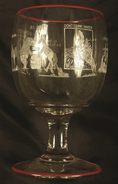 Goodbye Prohibition Giant Glass Beer Mug