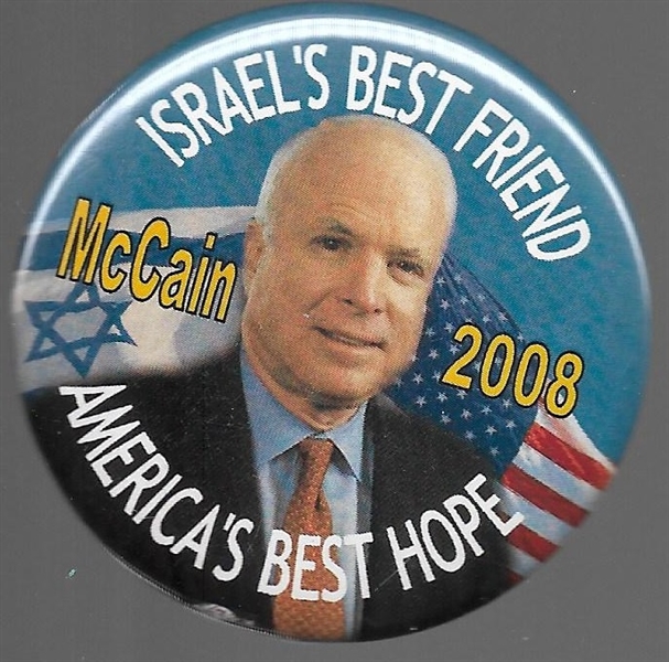 McCain Israel’s Best Friend 