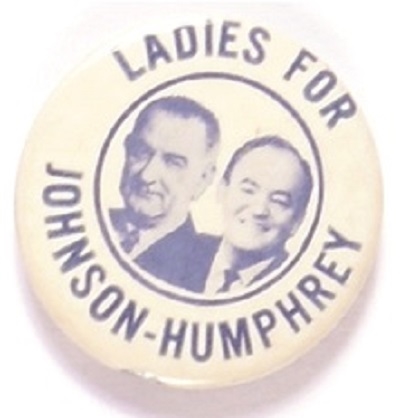 Ladies for Johnson-Humphrey Blue Letters and Photo