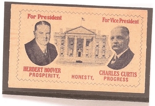 Hoover, Curtis Rare Jugate Stamp