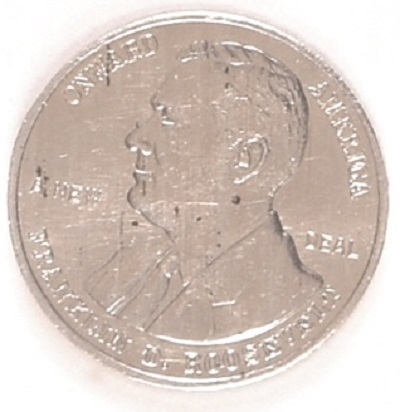 Franklin Roosevelt New Deal Medal