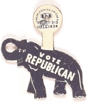 Eisenhower Era Vote Republican Tab