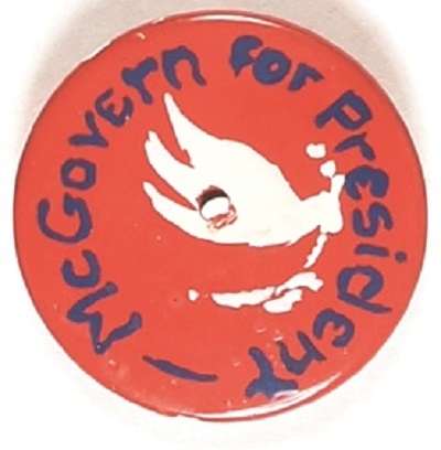 McGovern For President, Hand-Painted Peace Dove