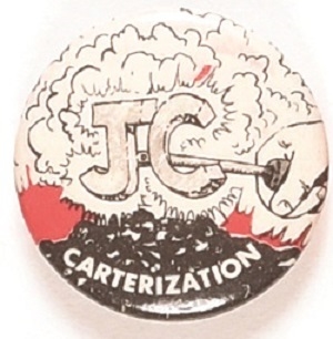 Jimmy Carter Carterization 1 Inch Version