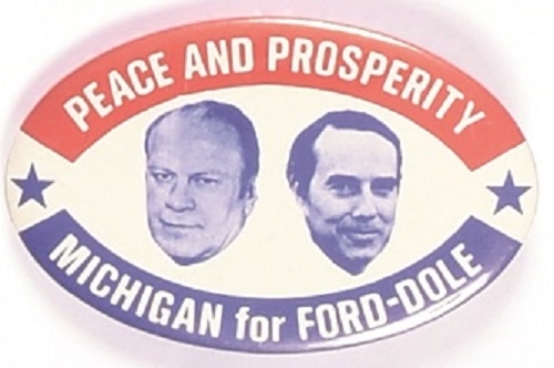 Michigan for Ford, Dole Oval Jugate