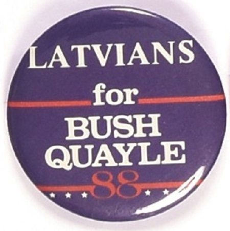 Latvians for Bush, Quayle