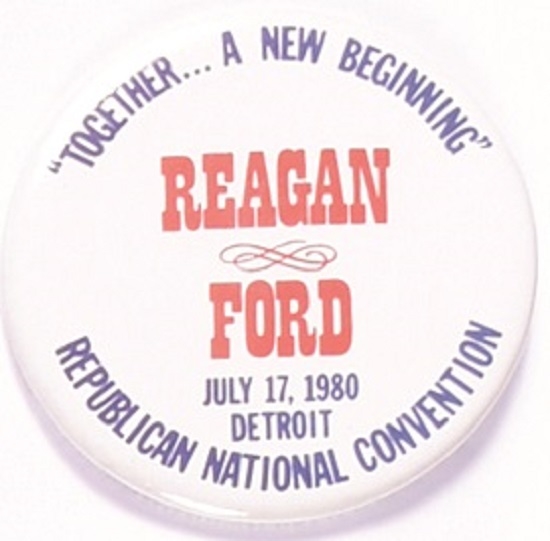 Reagan and Ford Together a New Beginning