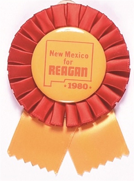 New Mexico for Reagan Pin and Rosette