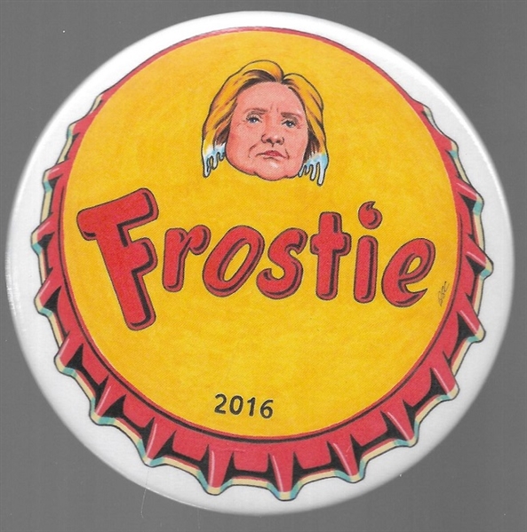 Hillary Clinton Frostie by Brian Campbell