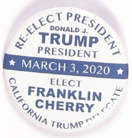 Trump, Franklin Cherry California Delegate
