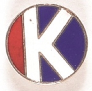 Robert Kennedy K Enamel Pin