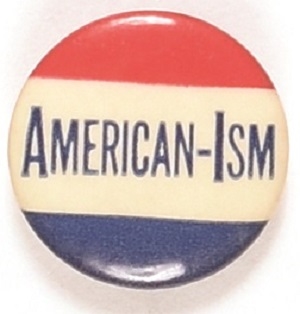 American-Ism Pre World War II Celluloid