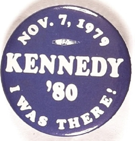 Ted Kennedy Announcement I Was There