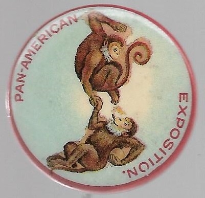 Pan-American Exposition Monkeys Pin