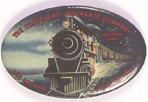 Travelers Insurance Railroad Men Mirror