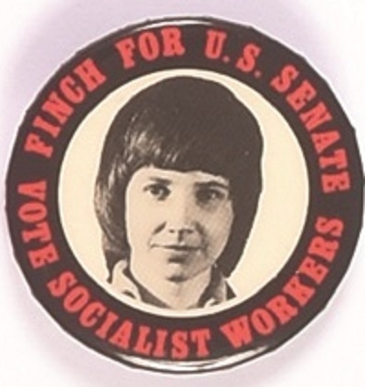 Finch for Senate New York Socialist Workers Party