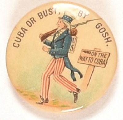 Uncle Sam Cuba or Bust, By Gosh