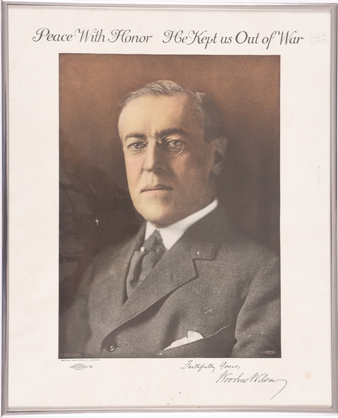 Woodrow Wilson Peace With Honor