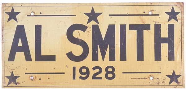 Al Smith 1928 License