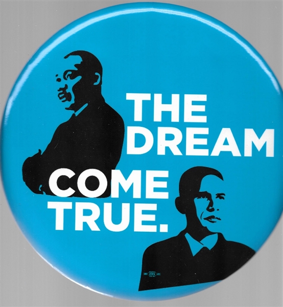 Biden, King Dream Come True 9 Inch Pin 