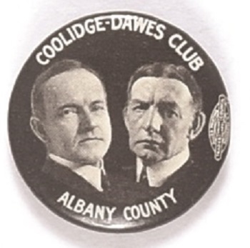 Coolidge, Dawes Albany County, New York, Jugate