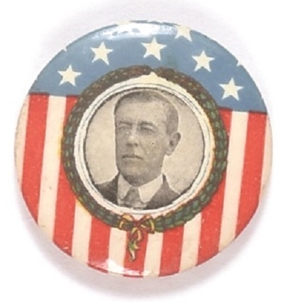 Wilson Stars and Stripes Campaign Pin